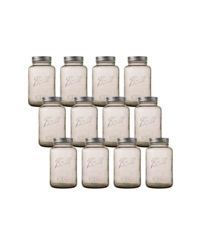 Ball Glass Mason Jars, Regular Mouth, Quart Size (32 oz), Pack of 12