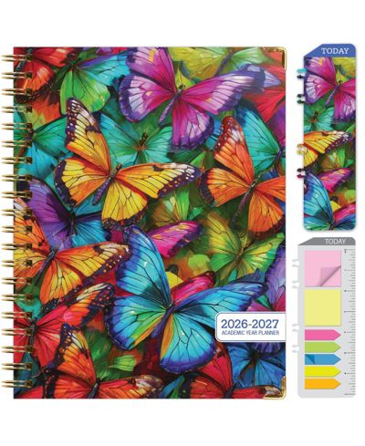 Colorful butterflies 8.5" x 11"