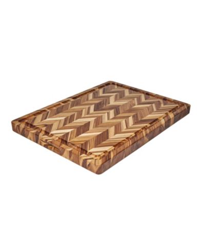 Разделочная доска Teakhaus Teak Herringbone XL 24" x 18"