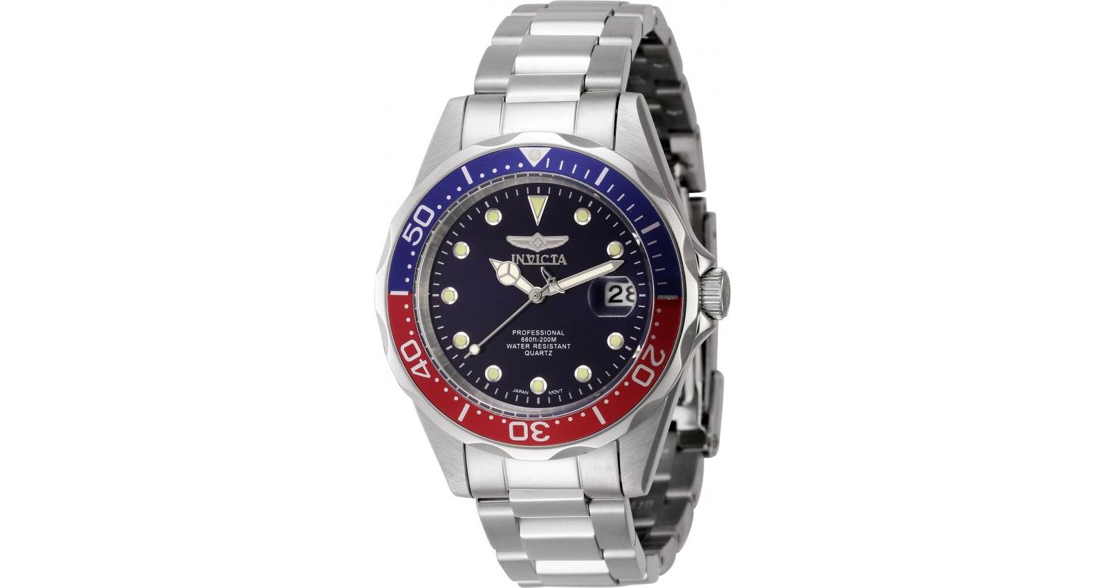 Мужские часы Invicta Pro Diver Quartz PC32 Blue Dial 45785