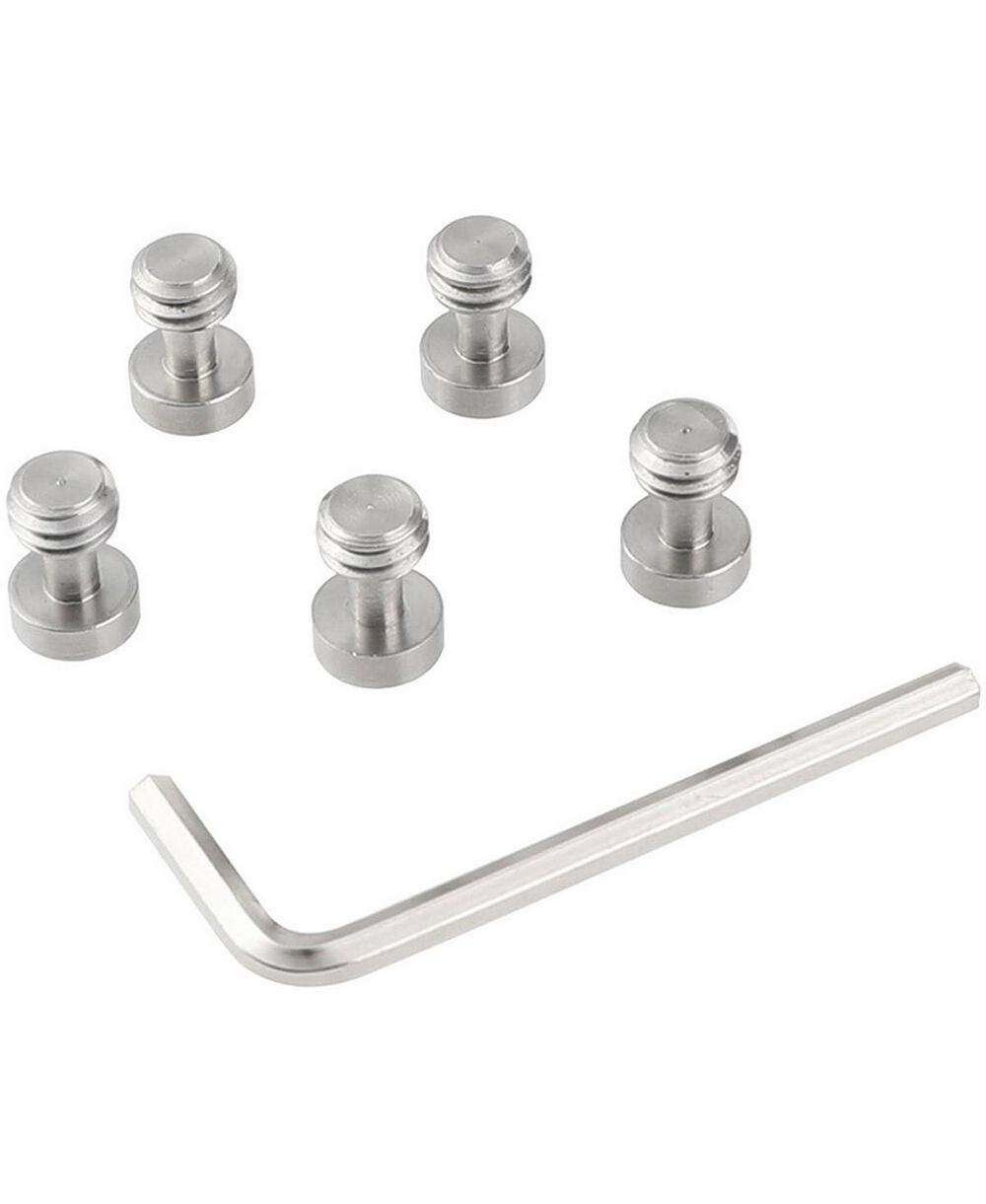 CAMVATE адаптер-винт с мужской резьбой 3/8"-16 и шестигранной головкой для канавчатой базовой пластины, 5 шт