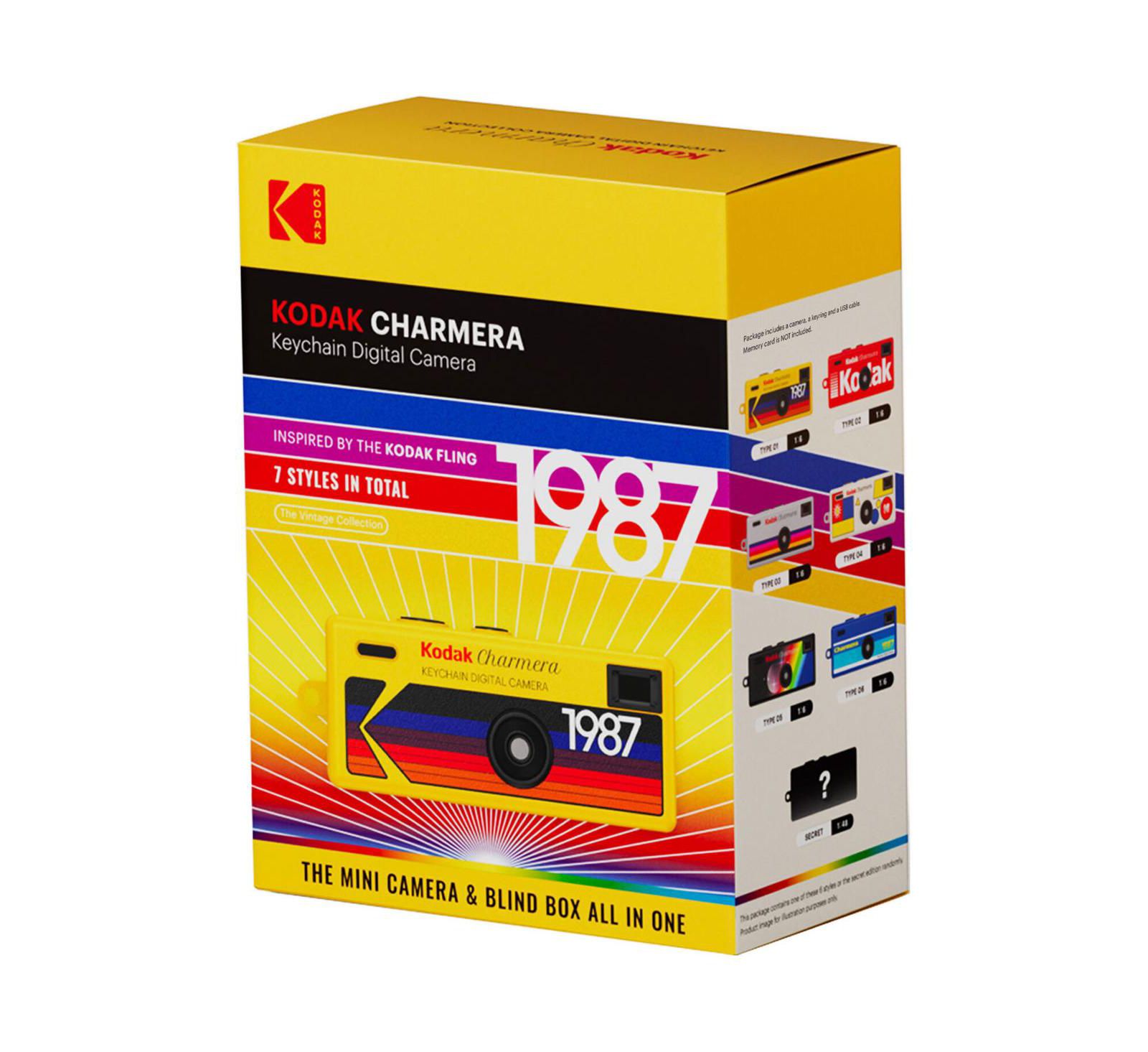 Цифровая камера-брелок Kodak Charmera 1.6MP Blind Box Collection, 6-Pack