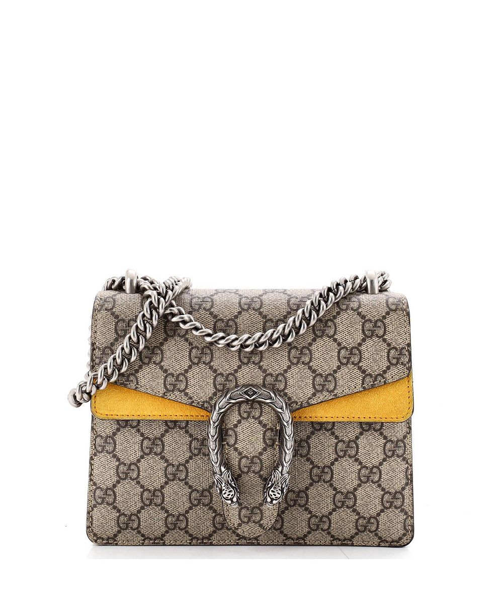 Pre-Owned Gucci Mini Dionysus Bag GG Coated Canvas