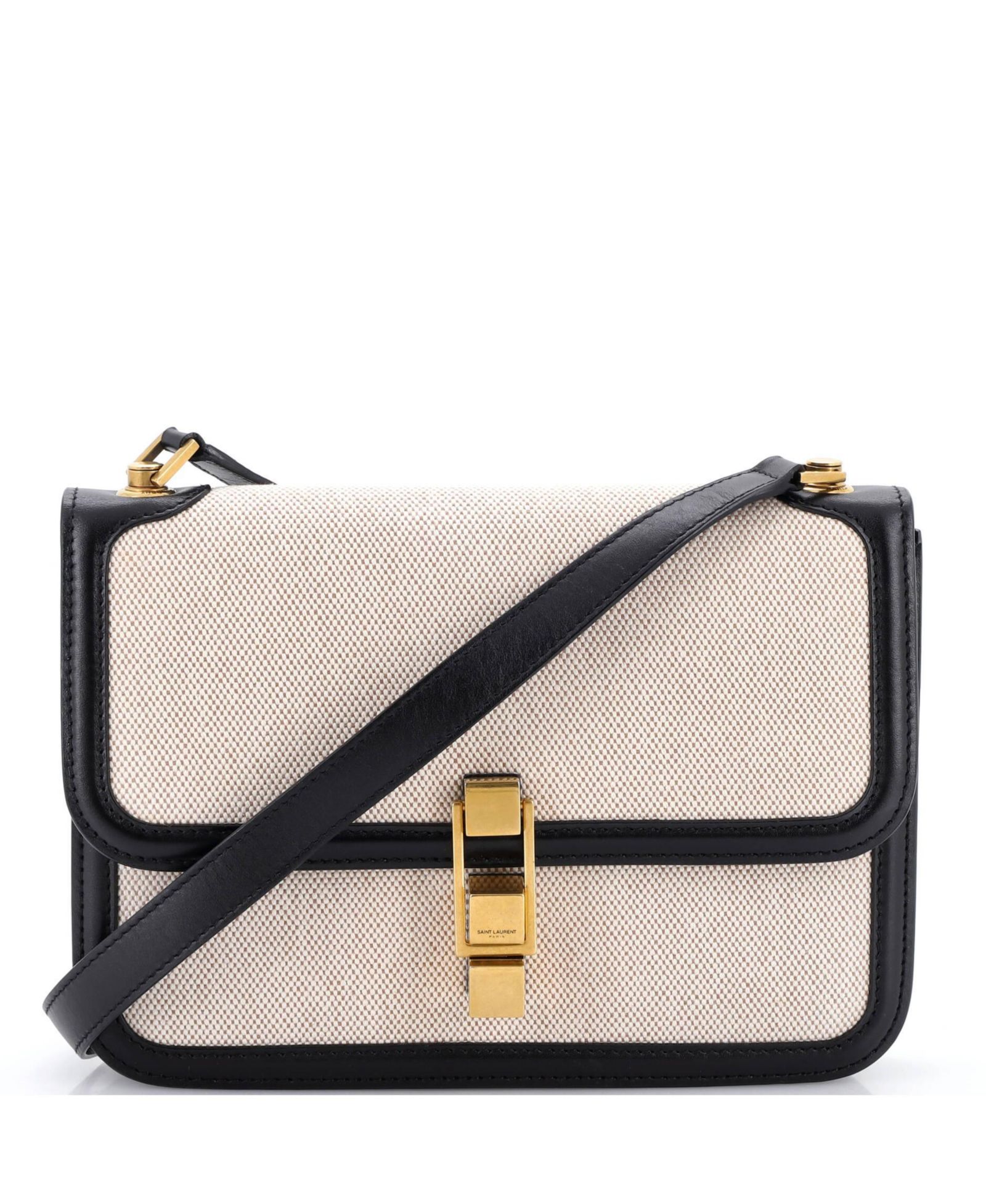 Сумка Saint Laurent Medium Carre Satchel Canvas with Leather