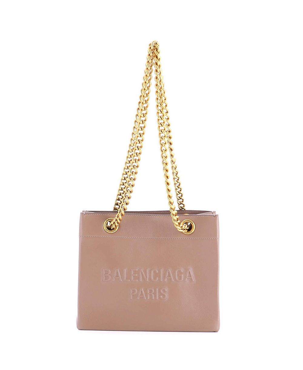 Сумка-тоут Balenciaga Small Duty Free Chain с цепочкой из кожи, Pre-Owned