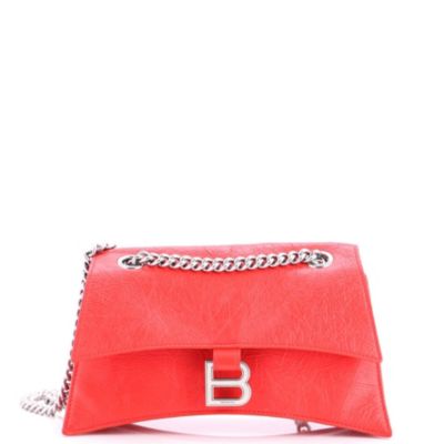 Сумка Balenciaga Small Crush Chain Flap из кожи, б/у