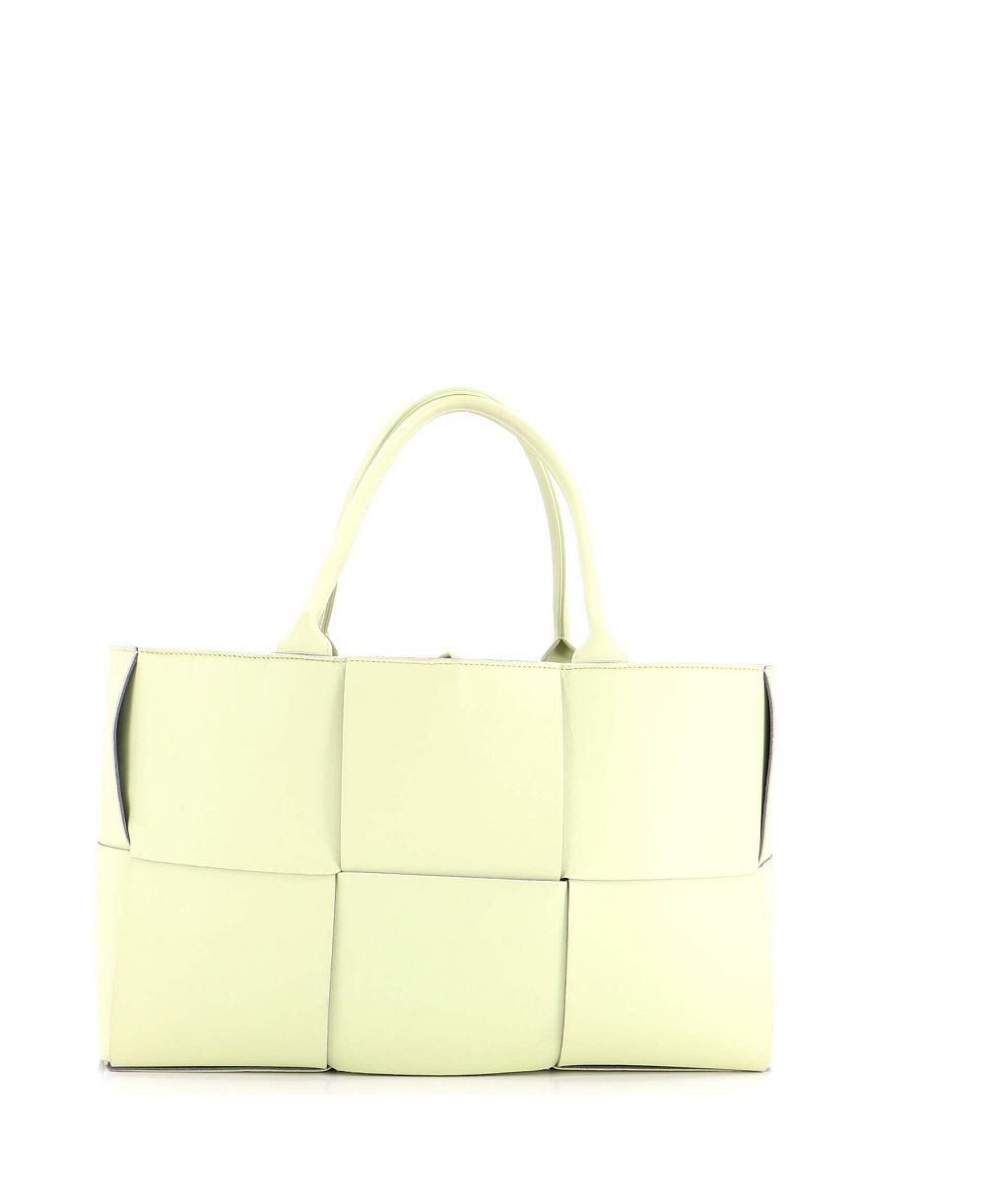 Б/у сумка Bottega Veneta Medium Arco Tote Maxi Intrecciato, кожа