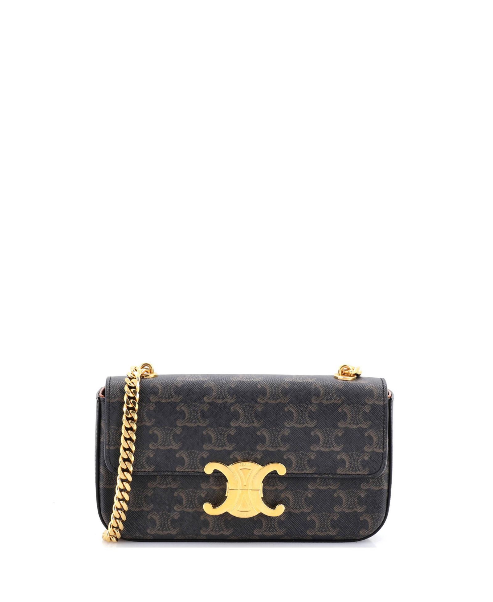Pre-Owned Celine Small Triomphe сумка через плечо из покрытого канваса