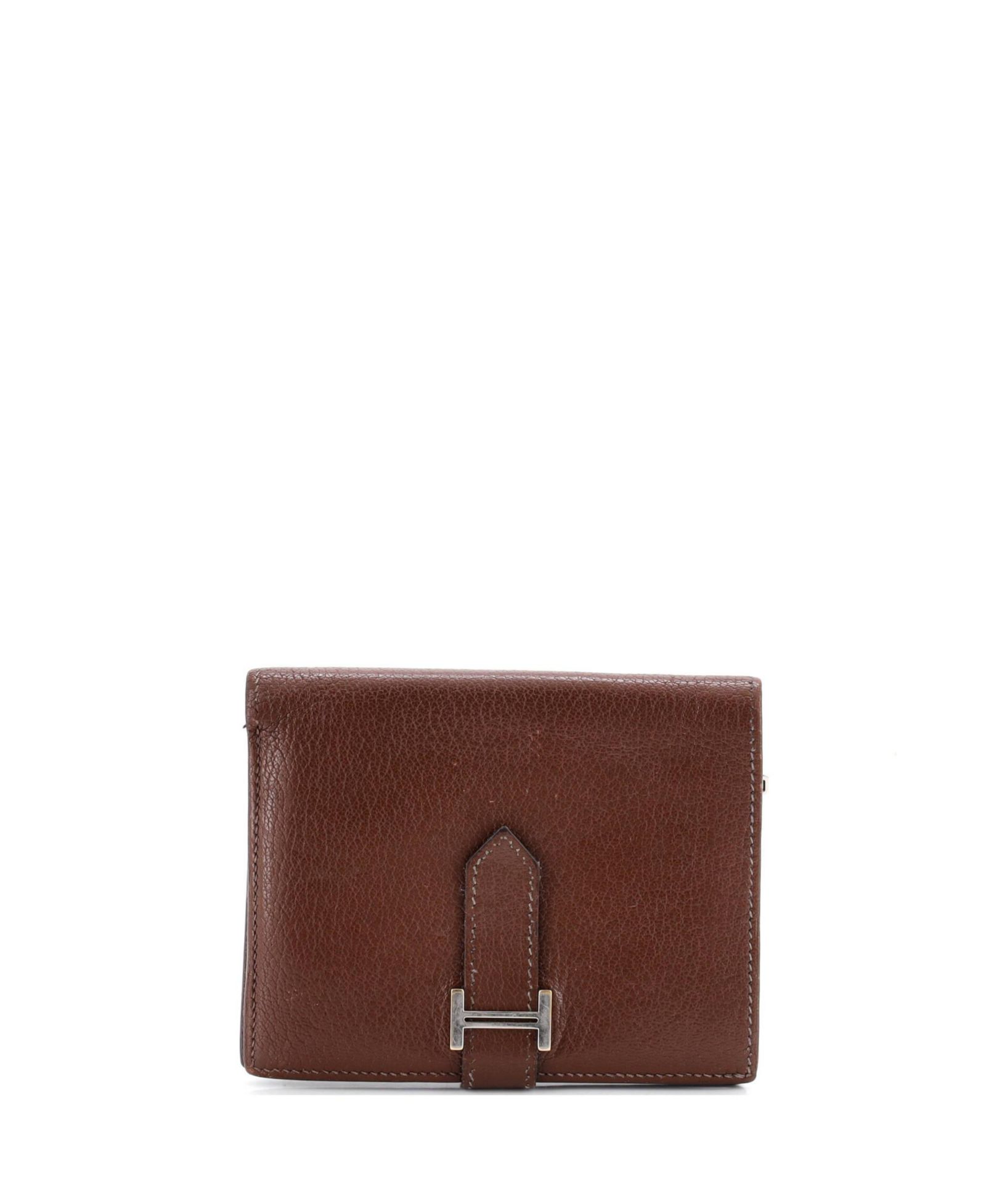 Кошелек HERMES Compact Bearn Tadelakt б/у