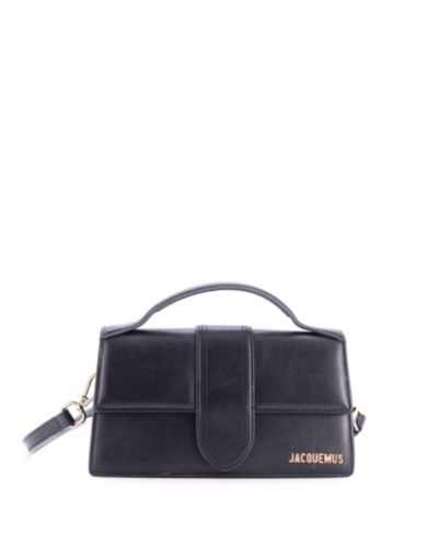 Бум-сумка Jacquemus Le Grand Bambino Flap из кожи, б/у