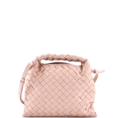 Pre-Owned Bottega Veneta Mini Hop Top Handle Bag Intrecciato Nappa