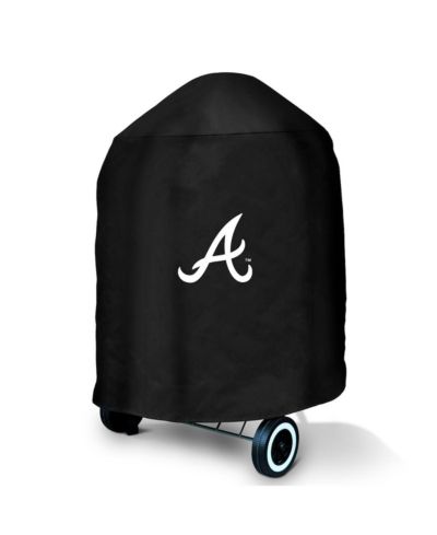 Logo Brands Atlanta Braves Kettle Grill Cover