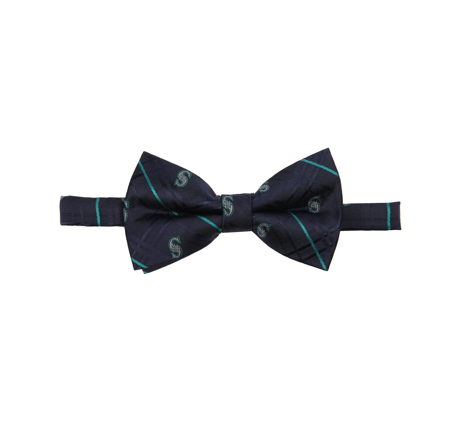 Eagles Wings Men's Navy Seattle Mariners Oxford Bow Tie