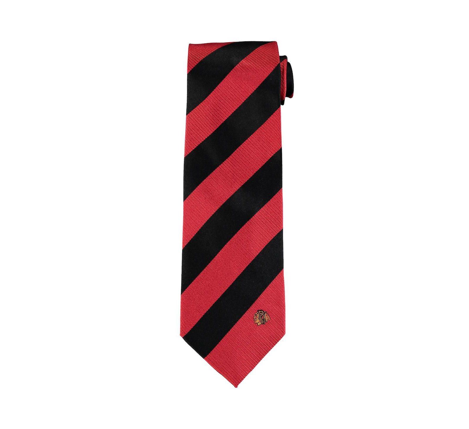 Мужской шелковый галстук Eagles Wings Chicago Blackhawks Regiment Woven Silk Tie