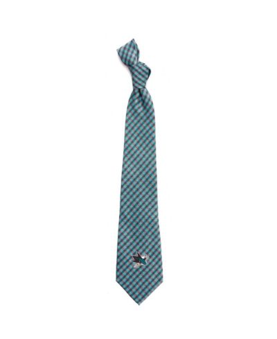 Мужской галстук Eagles Wings San Jose Sharks Gingham