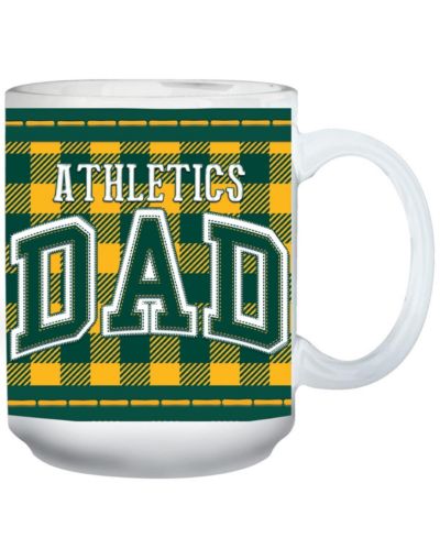 Кружка The Memory Company Oakland Athletics 15oz. Buffalo Plaid Father's Day