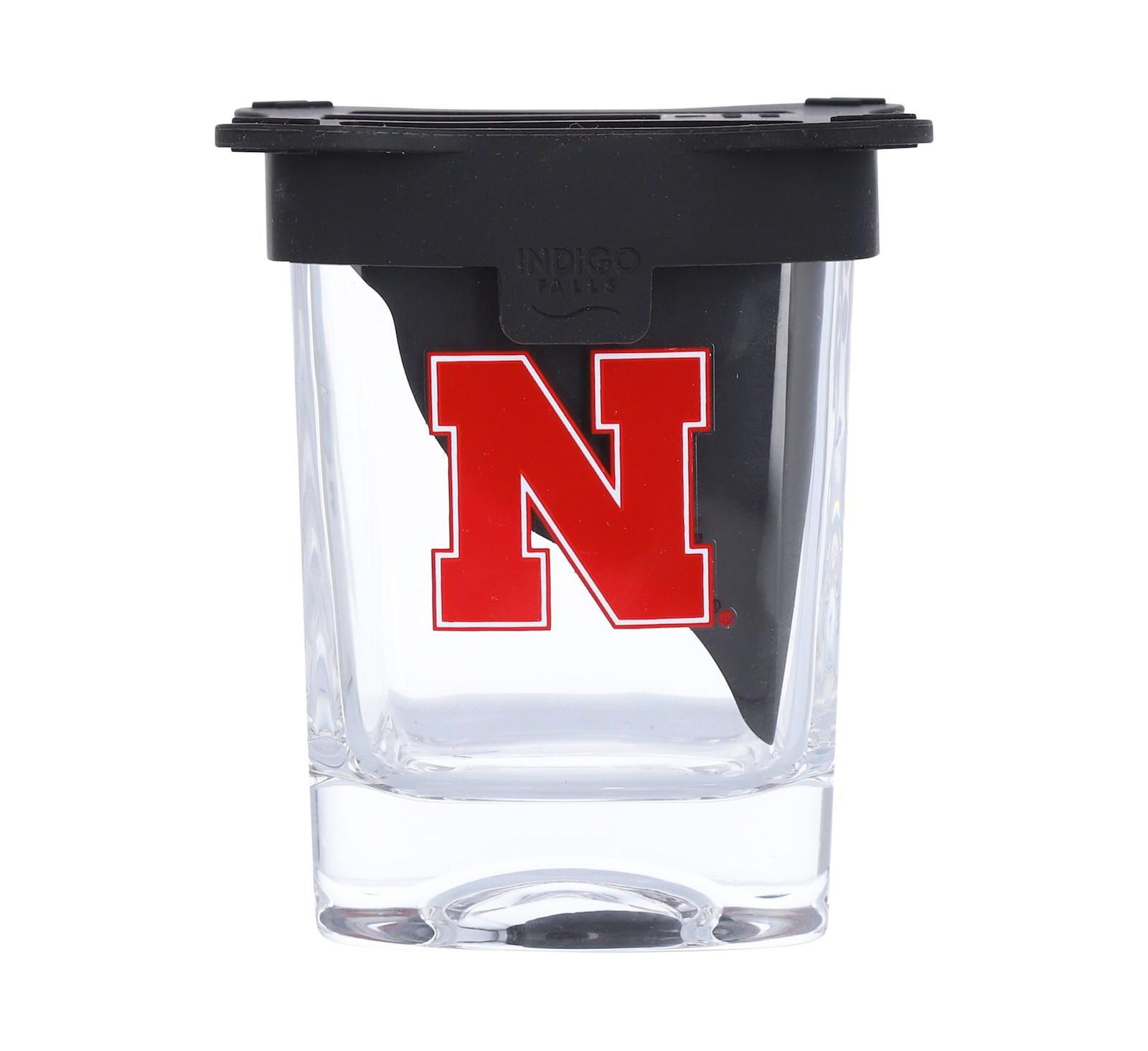 Indigo Falls Nebraska Huskers стакан для льда Ice Wedge 10oz.