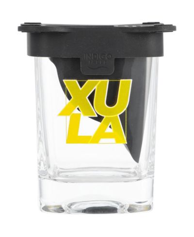 Indigo Falls Xavier University of Louisiana Gold Rush 10oz. Ice Wedge Glass