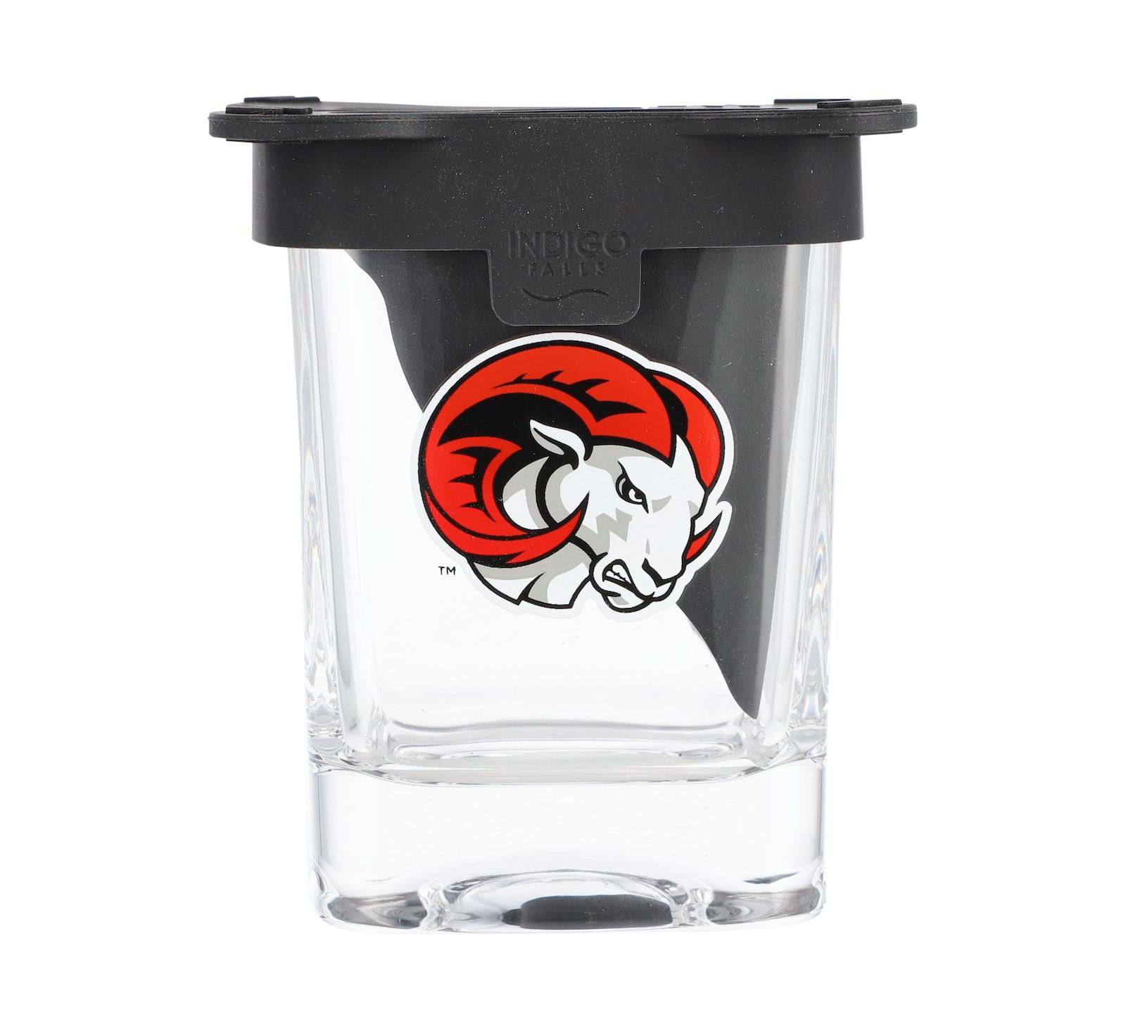 Indigo Falls Winston-Salem State Rams 10oz. Ice Wedge Glass