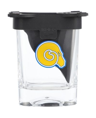 Indigo Falls Albany State Golden Rams 10oz. Ice Wedge Glass