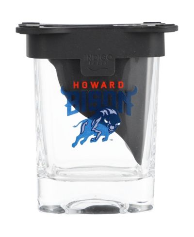 Indigo Falls Howard Bison 10oz. Ice Wedge Glass