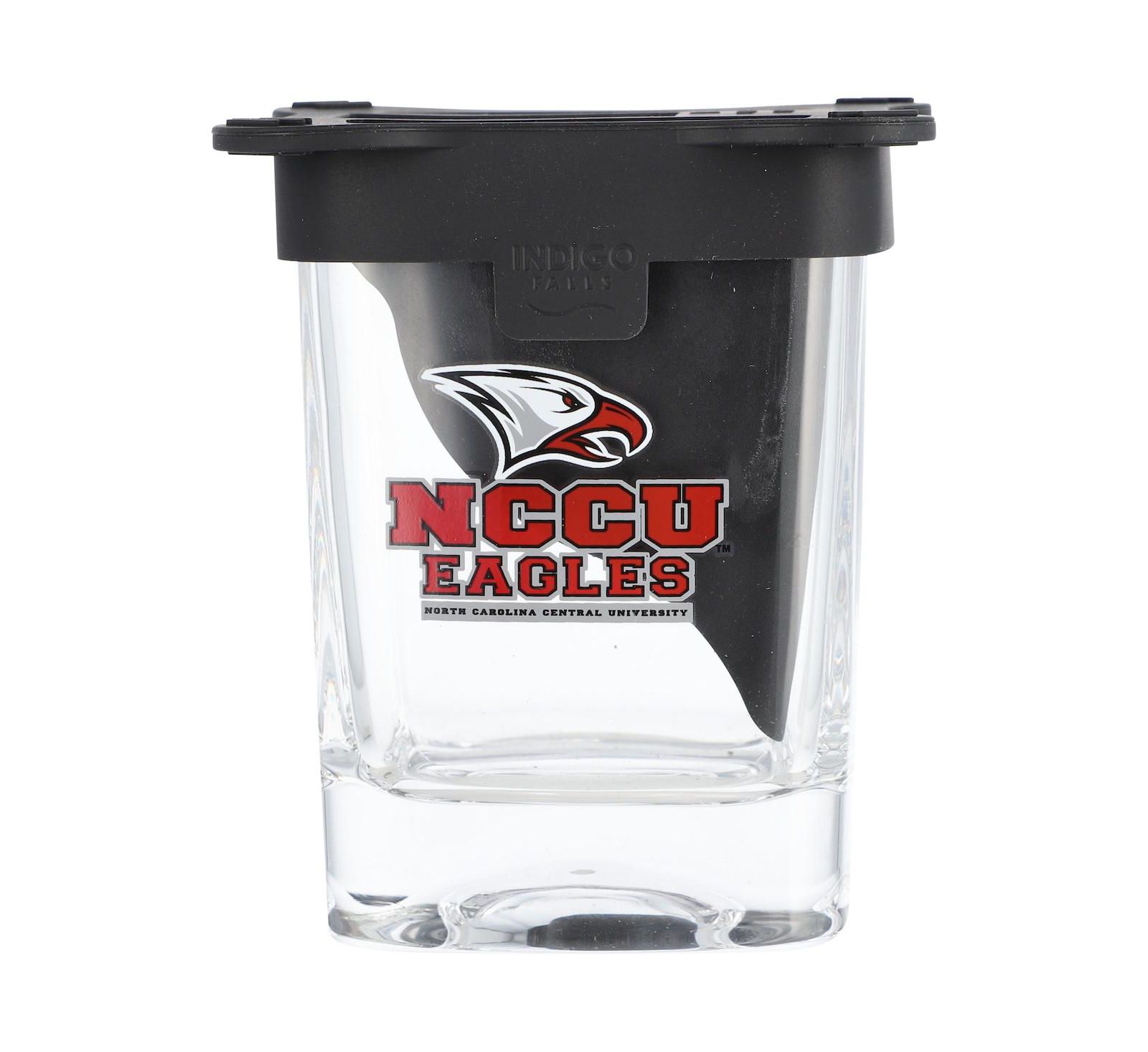 Indigo Falls North Carolina Central Eagles 10oz. Ice Wedge Glass