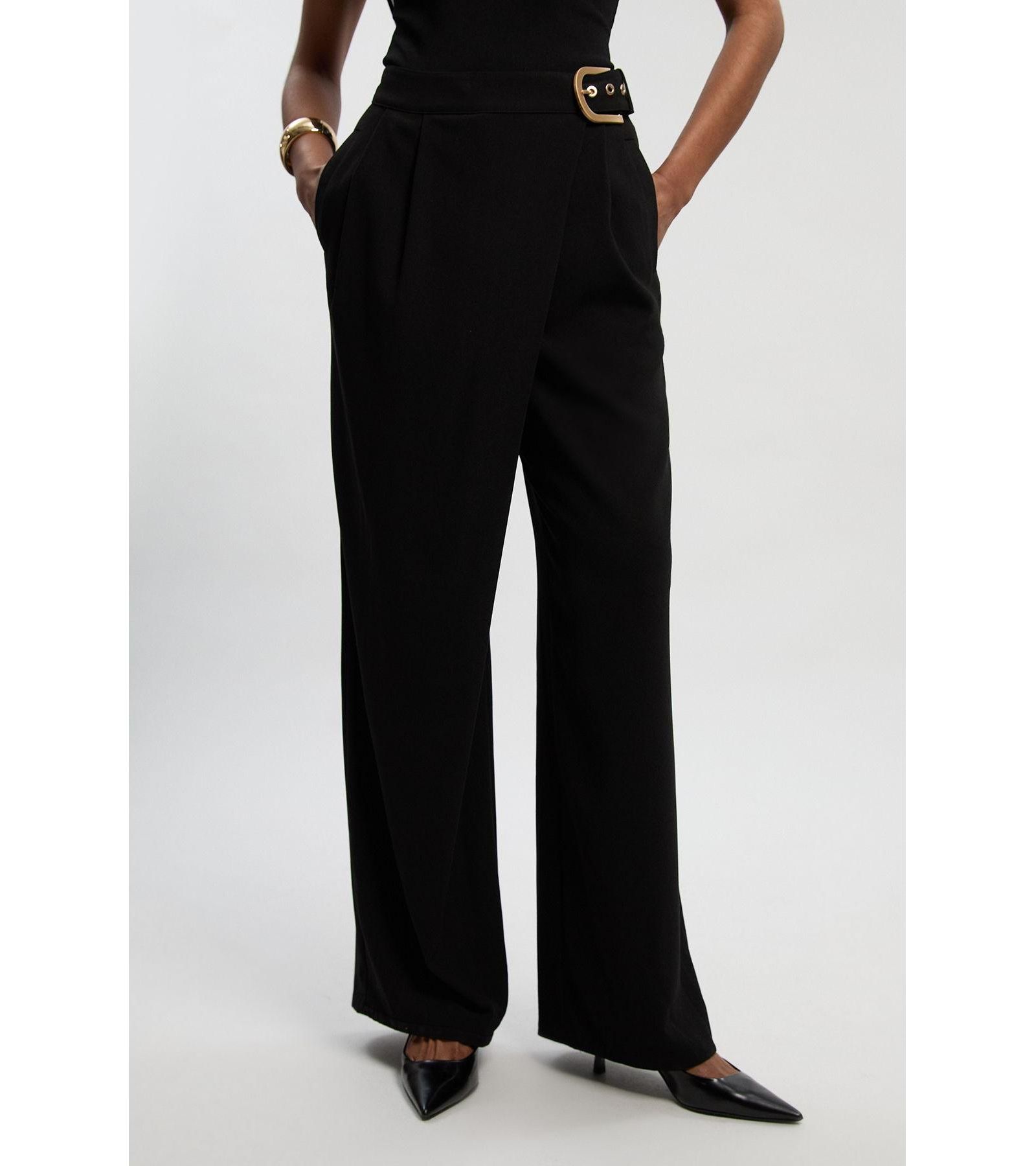 Женские брюки Karen Millen Tailored Crepe Buckle