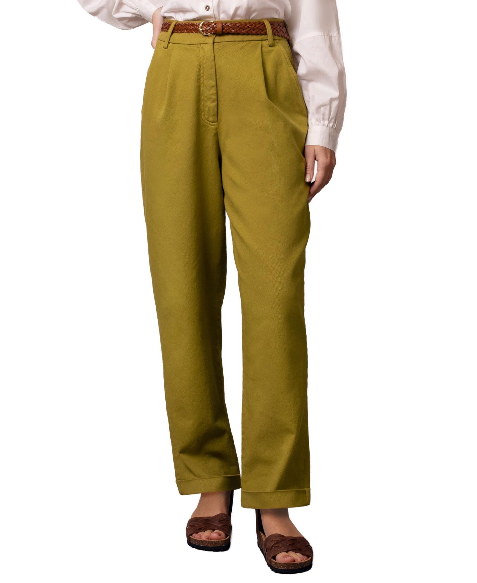 Celtic & Co. Women's Tapered Pleat-Front Pants