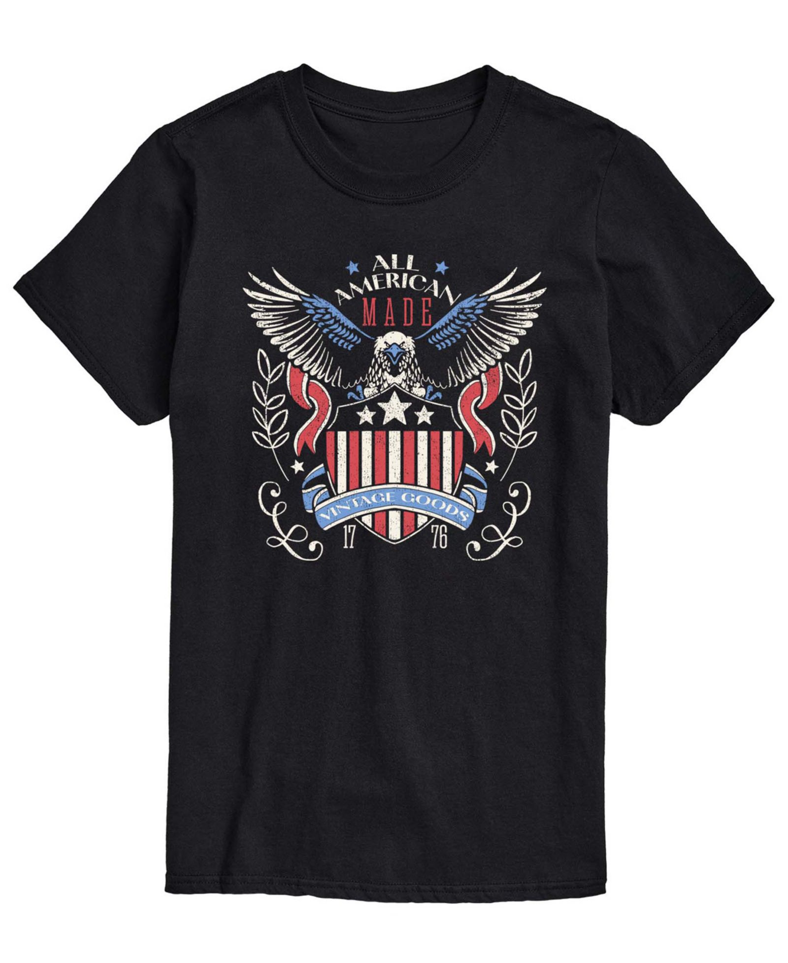 AIRWAVES Men's All American Vintage Goods Short-Sleeve Graphic T-Shirt