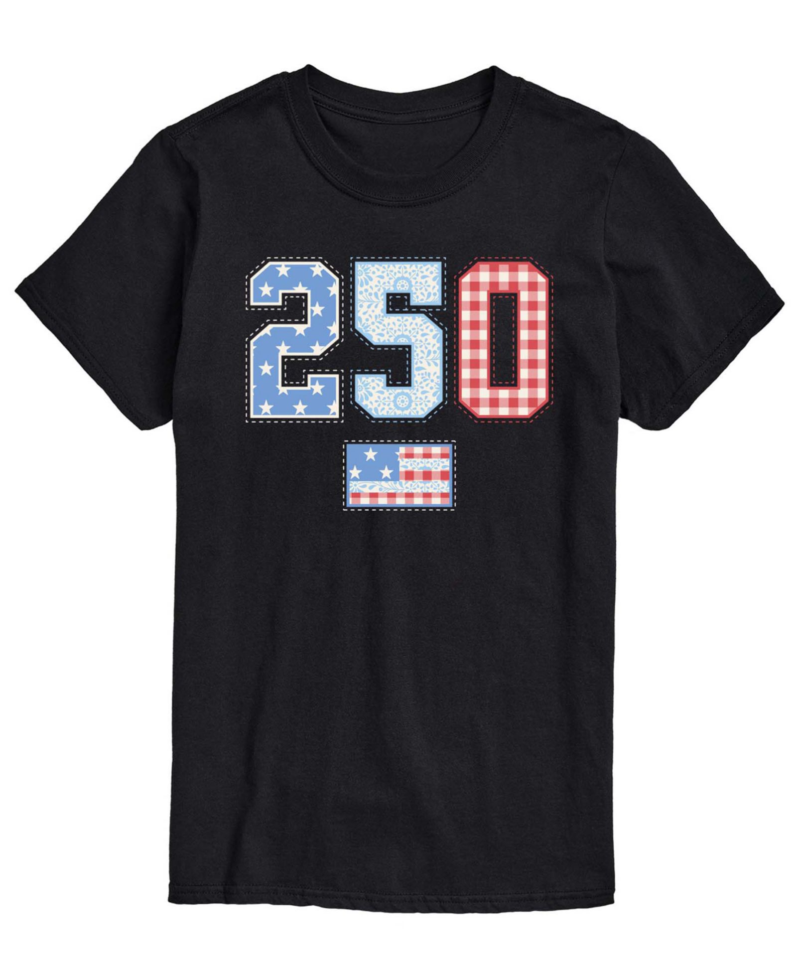 AIRWAVES Men's 250 Americana Quilt Short-Sleeve Graphic T-Shirt