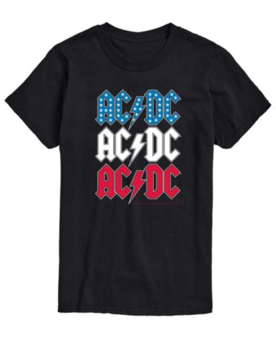 Мужская футболка AIRWAVES ACDC USA Stack с коротким рукавом и графическим принтом