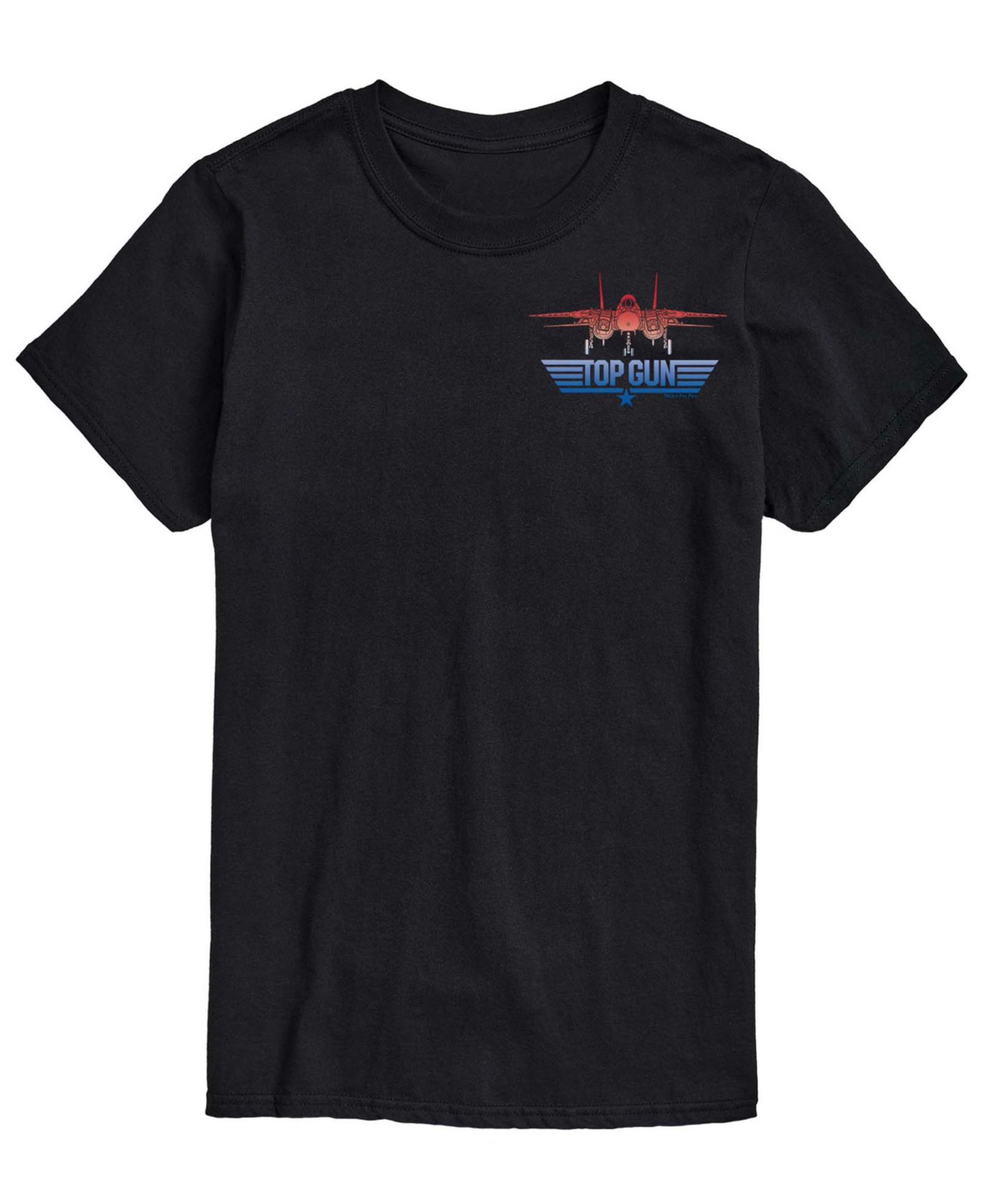 AIRWAVES Men's Top Gun Logo Gradient Short-Sleeve Graphic T-Shirt