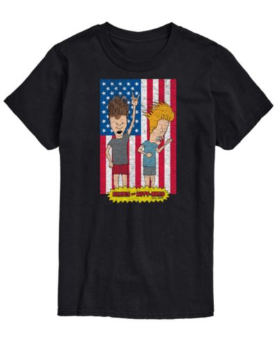 Мужская футболка AIRWAVES Beavis and Butthead Americana с графическим принтом