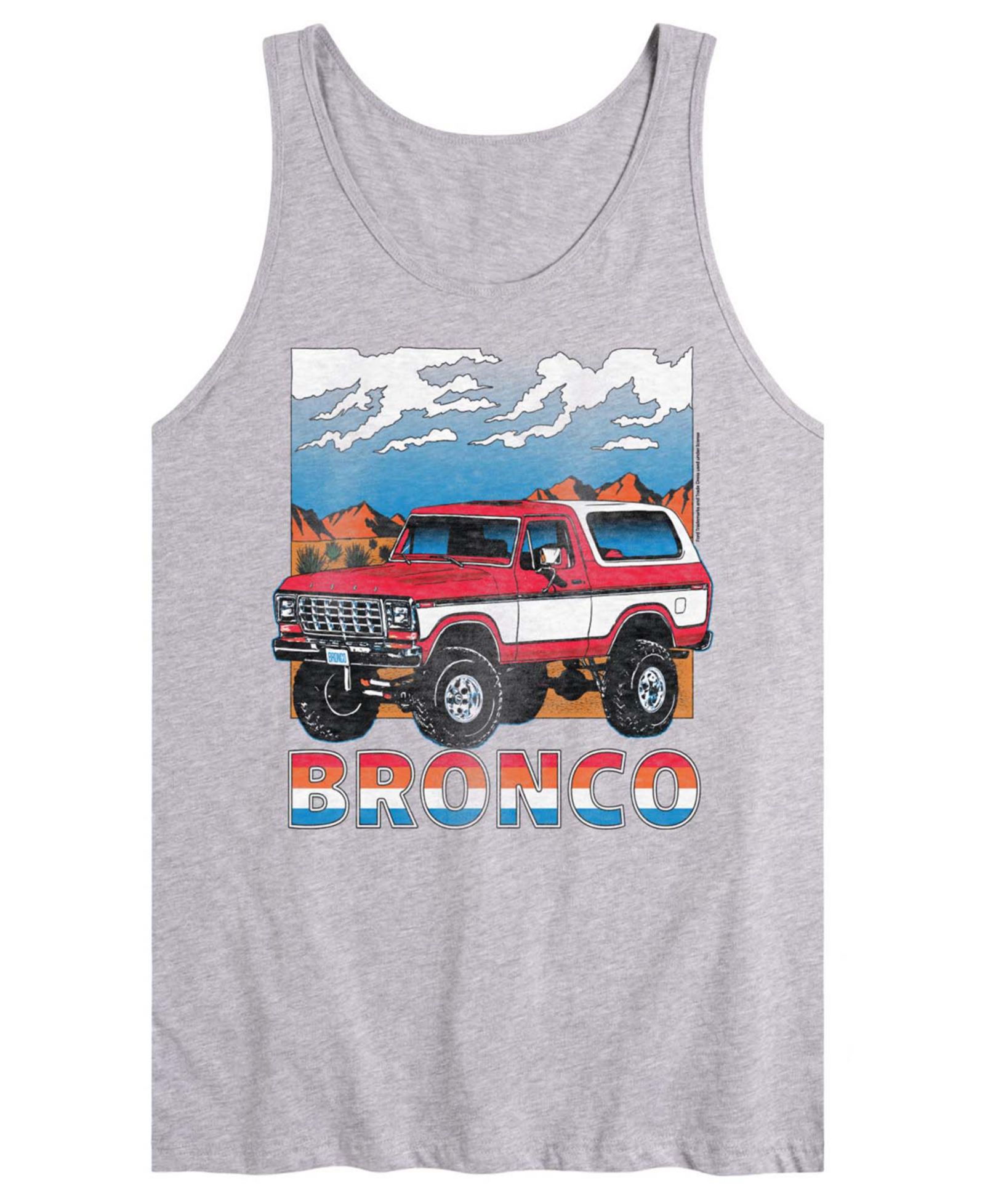 Мужская майка AIRWAVES Ford Bronco Mountain View Sleeveless Graphic