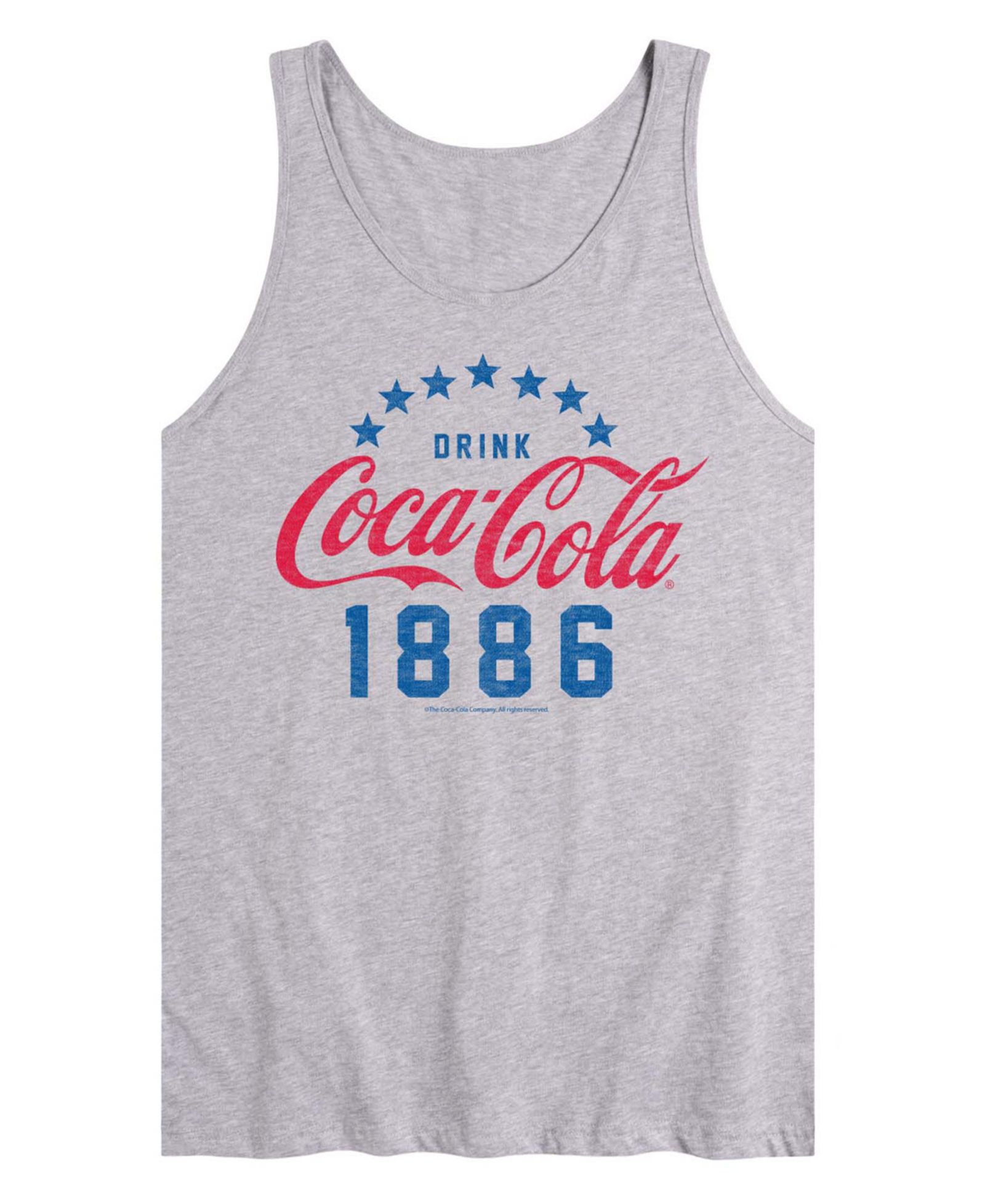 AIRWAVES Men's Coca-Cola Star Circle Sleeveless Graphic Tank Top