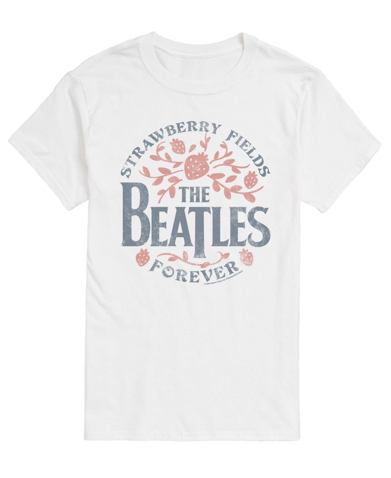 AIRWAVES Men's The Beatles The Strawberry Fields Short-Sleeve Graphic T-Shirt