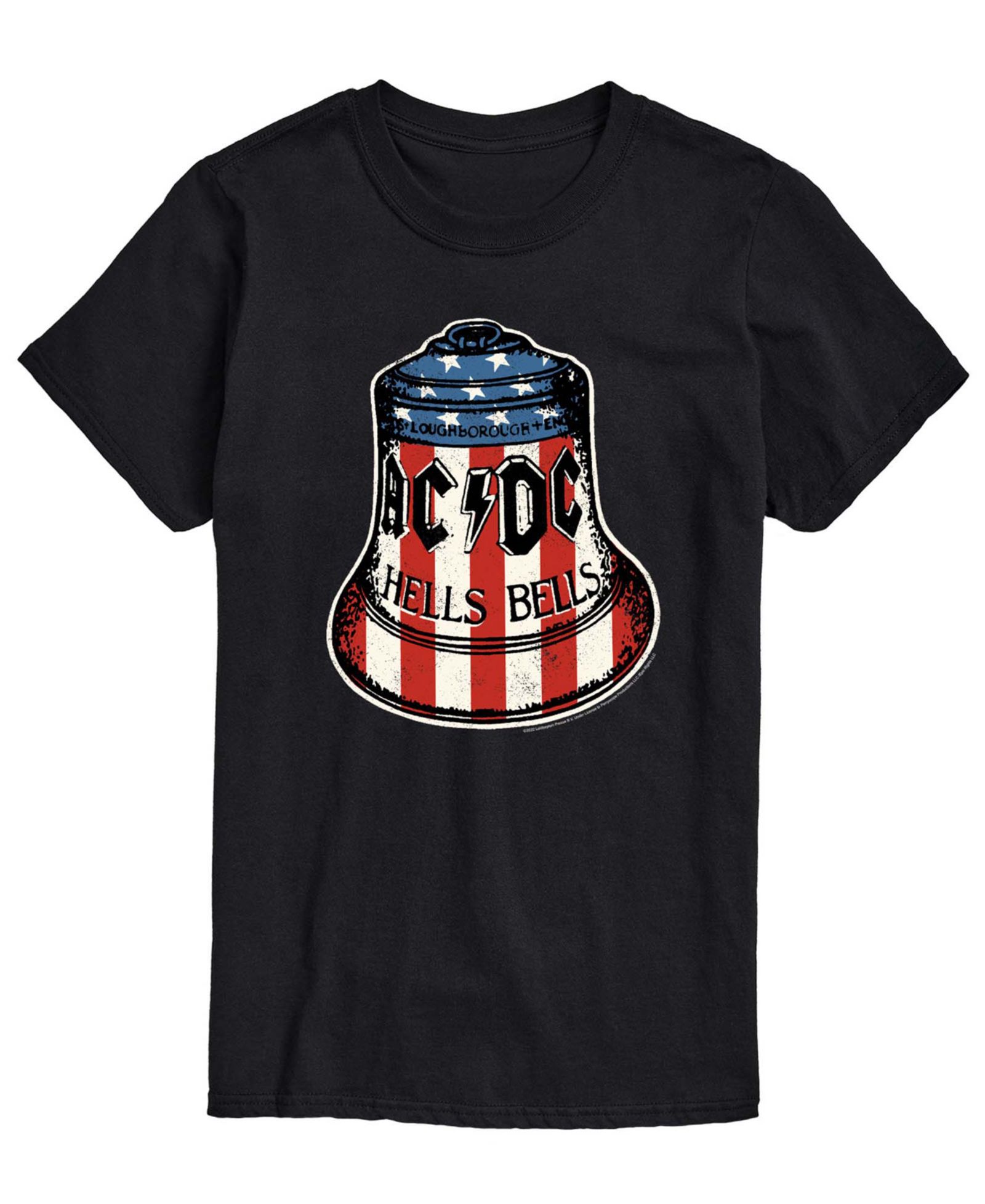 AIRWAVES Men's ACDC Hells Bells Americana Short-Sleeve Graphic T-Shirt