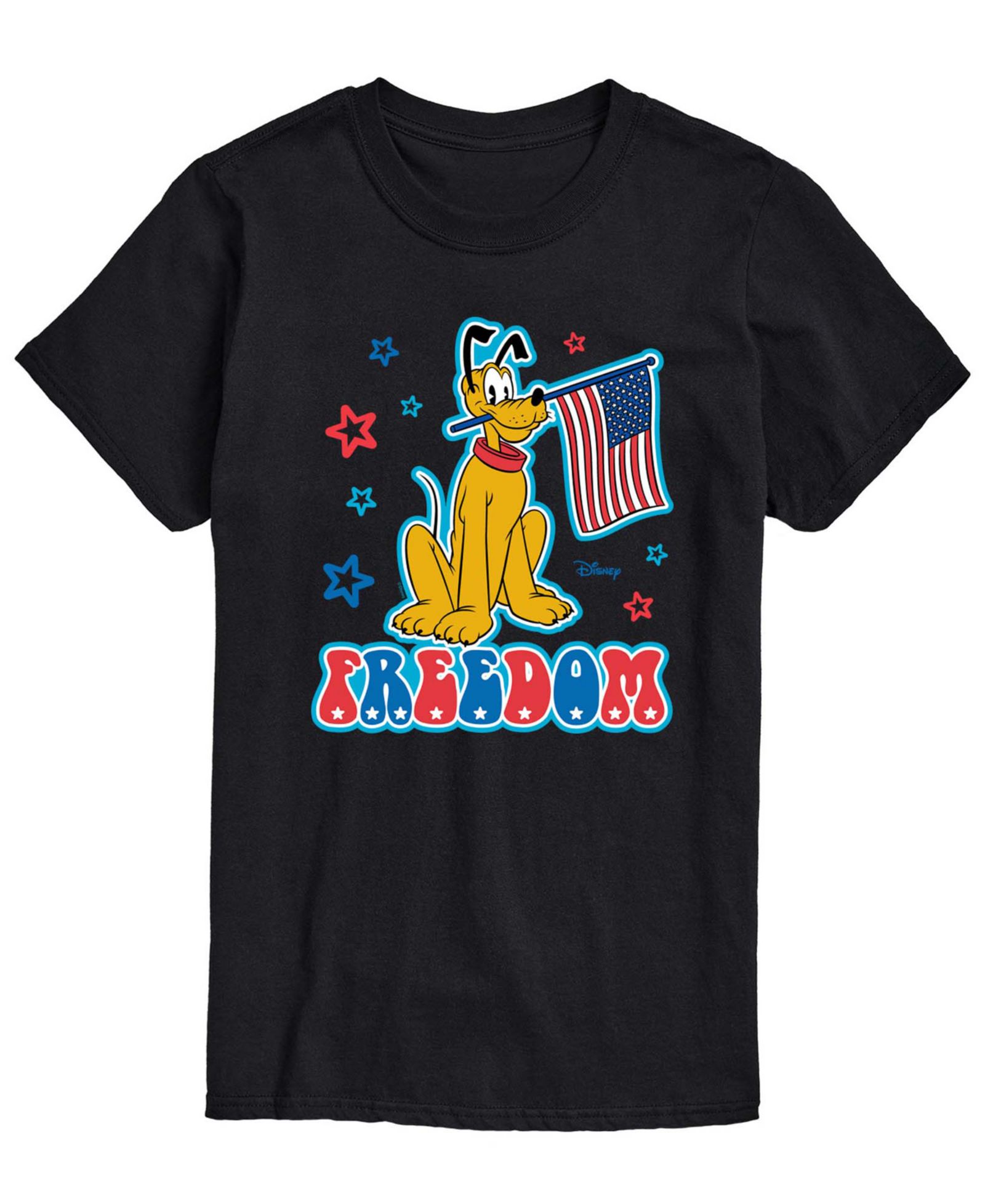 AIRWAVES Men's Disney Pluto Freedom Short-Sleeve Graphic T-Shirt