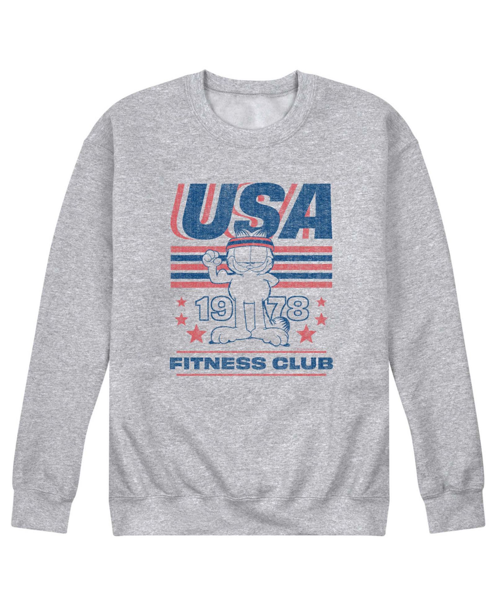 Мужская флисовая толстовка AIRWAVES Garfield USA Fitness Crew