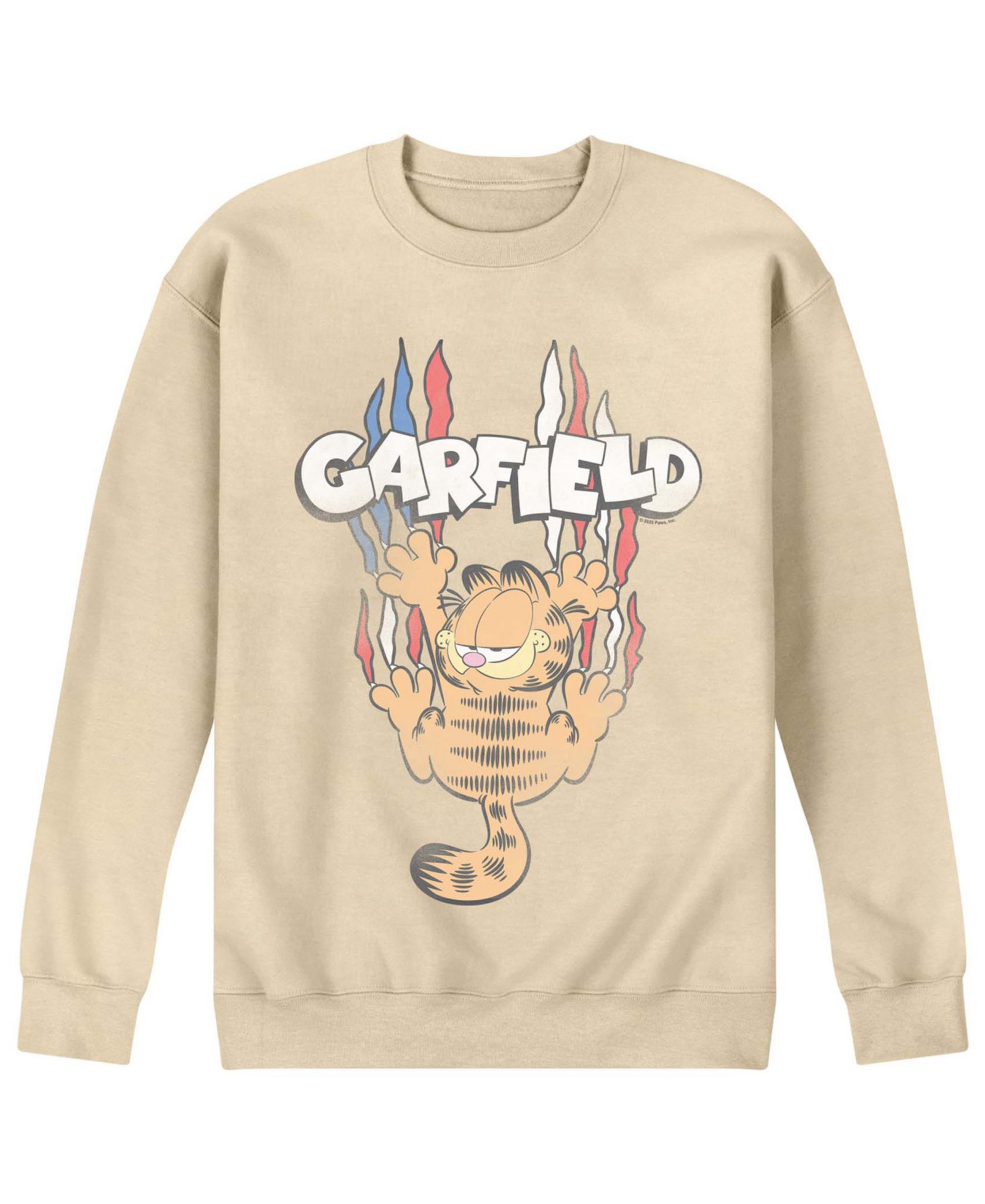 AIRWAVES Мужской свитшот Garfield Americana Tonal Washed Crew Fleece