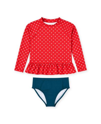 Детский купальник Florence Eiseman Little Girls Polka Dot Rashguard
