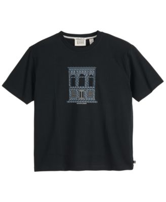 SCOTCH & SODA Men's Woven Logo Graphic Short-Sleeve T-Shirt