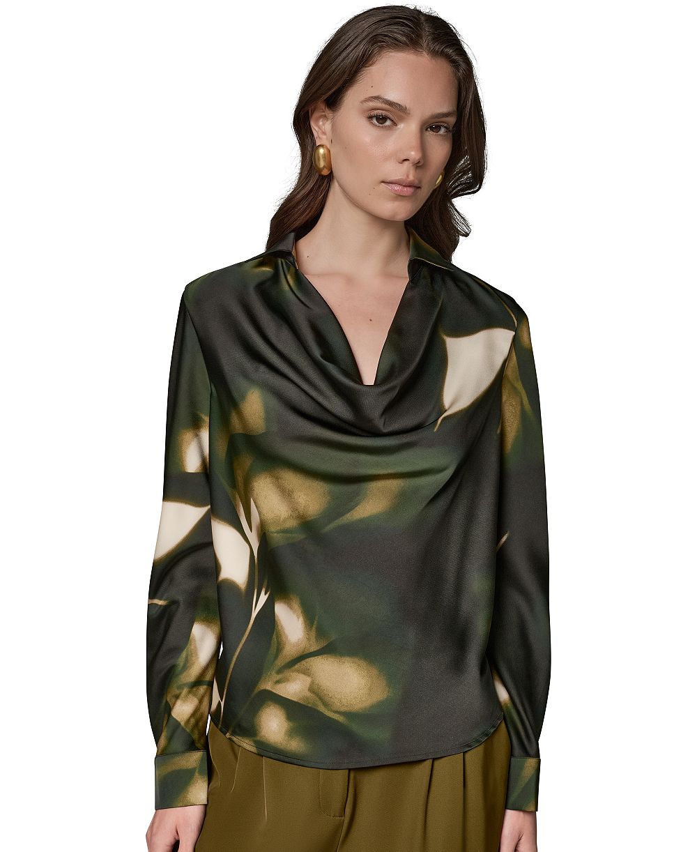 Женский топ Donna Karan New York с принтом