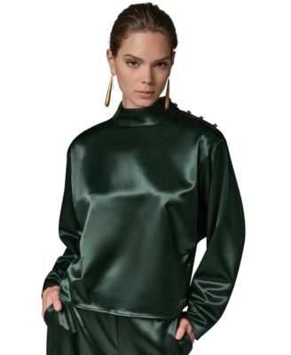 Женский топ Donna Karan New York High Mock-Neck