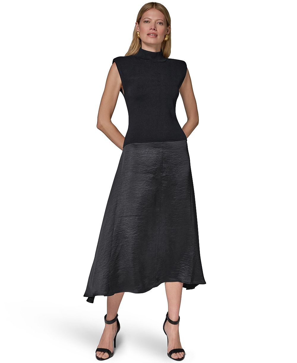 Donna Karan New York Women's Media Midi Dress