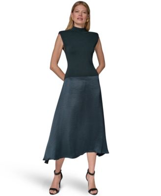 Donna Karan New York Women's Media Midi Dress