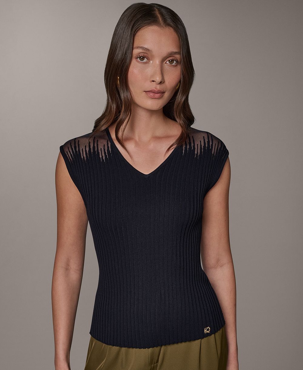 Женский топ Donna Karan New York V-Neck