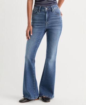 Good American Petite Soft Tech Good Legs Flare Jeans