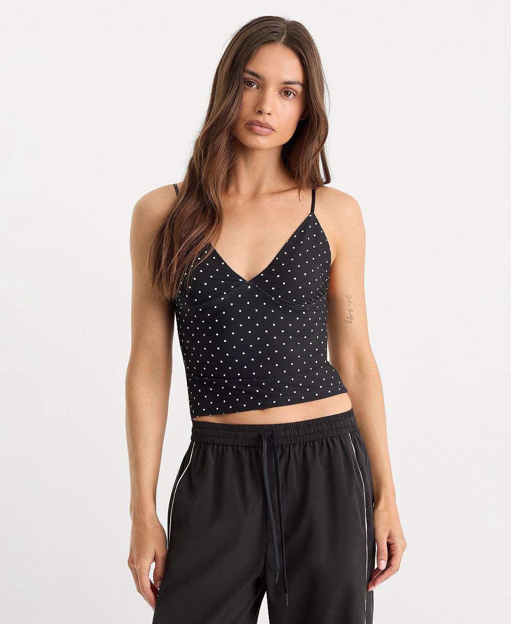 Good American Women's Pull-On Sleeveless Cami Top