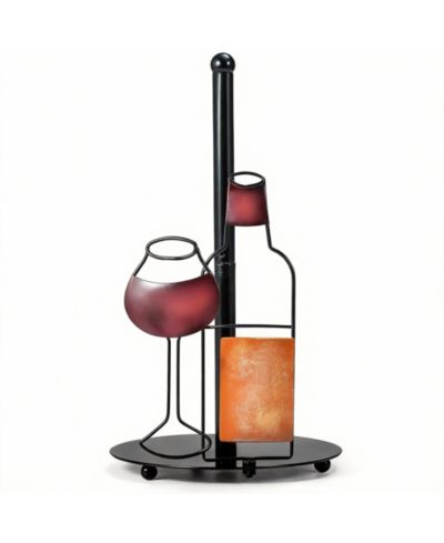 YIGII Vintage Wine and Grapes Paper Towel Holder - Rustic Kitchen Decor